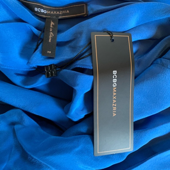 BCBGMaxazria silk cowl neck backless top (NWT) - Picture 7 of 8